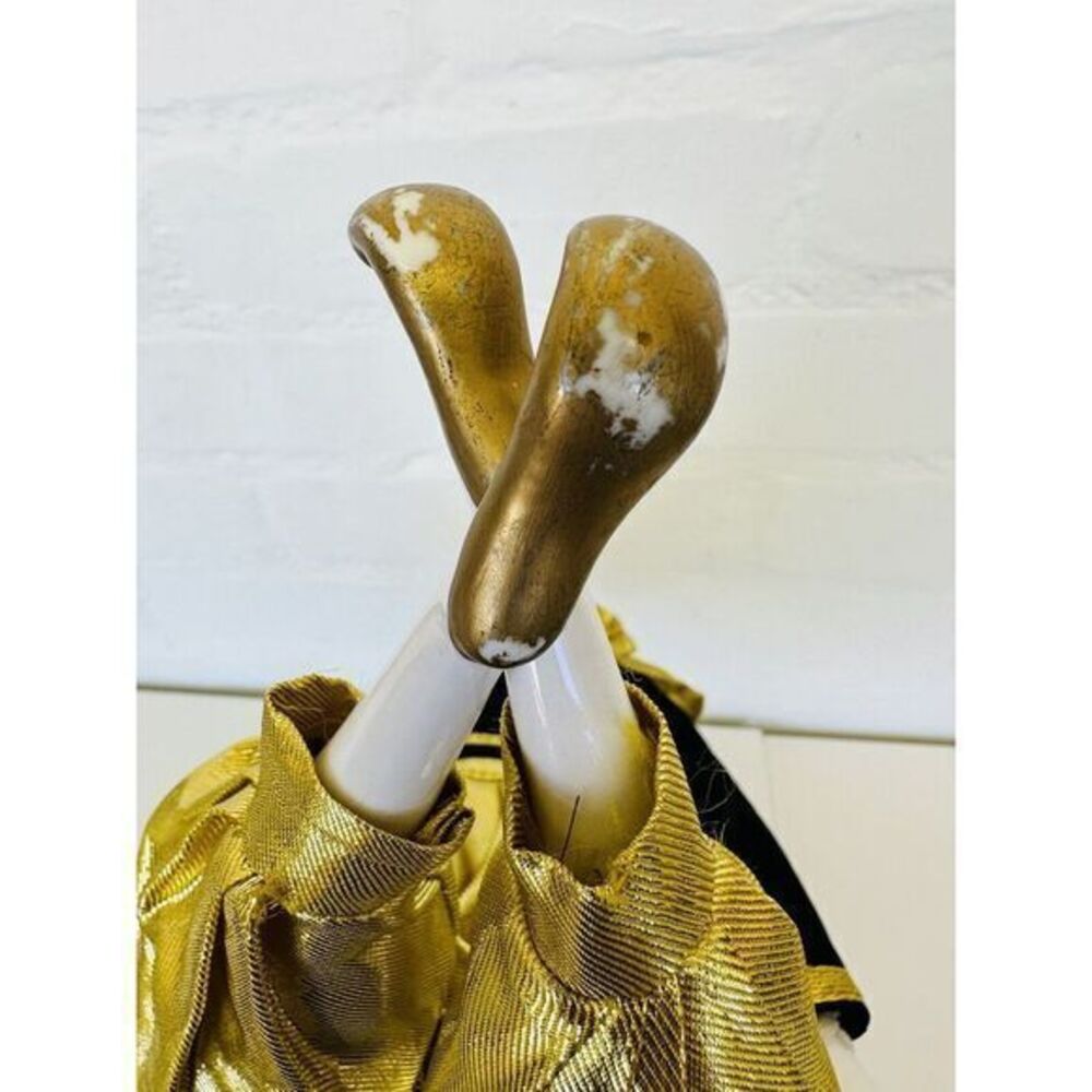 Victoria Impex Corp Collectible Black & Gold‎ Porcelain 16.5" Clown Jester Doll - Picture 6 of 16